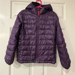 Primary Kids' Deep Purple Puffer Jacket